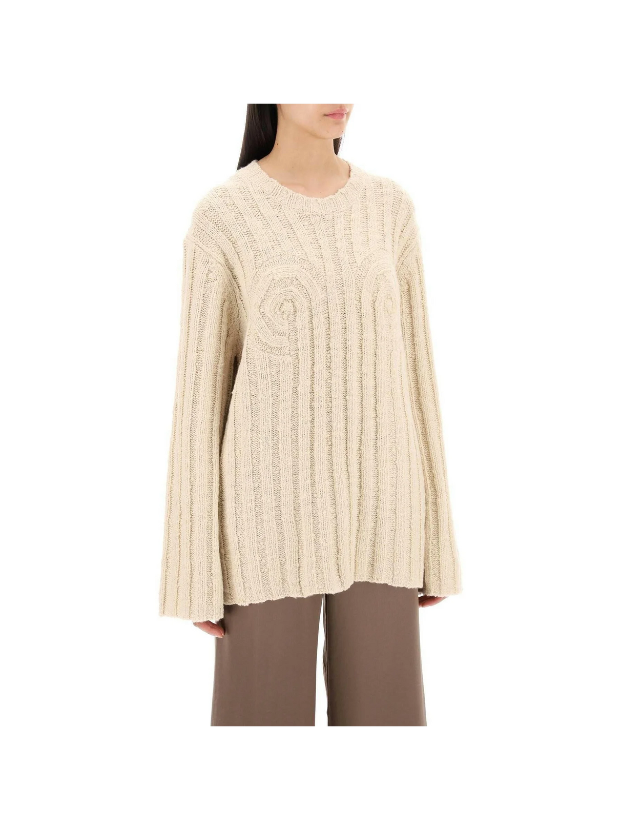 Cirra Ribbed Knit Pullover.