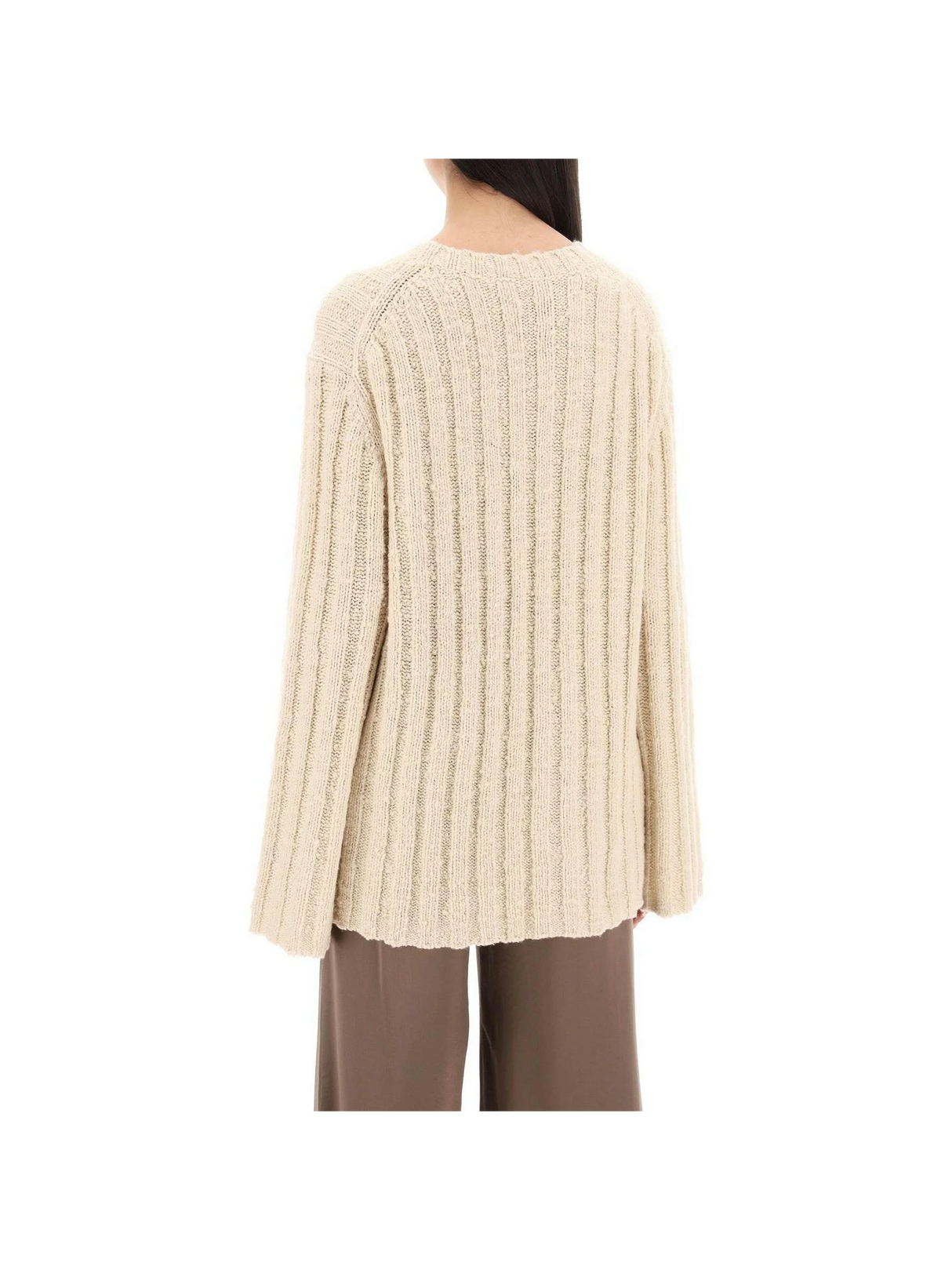 Cirra Ribbed Knit Pullover.