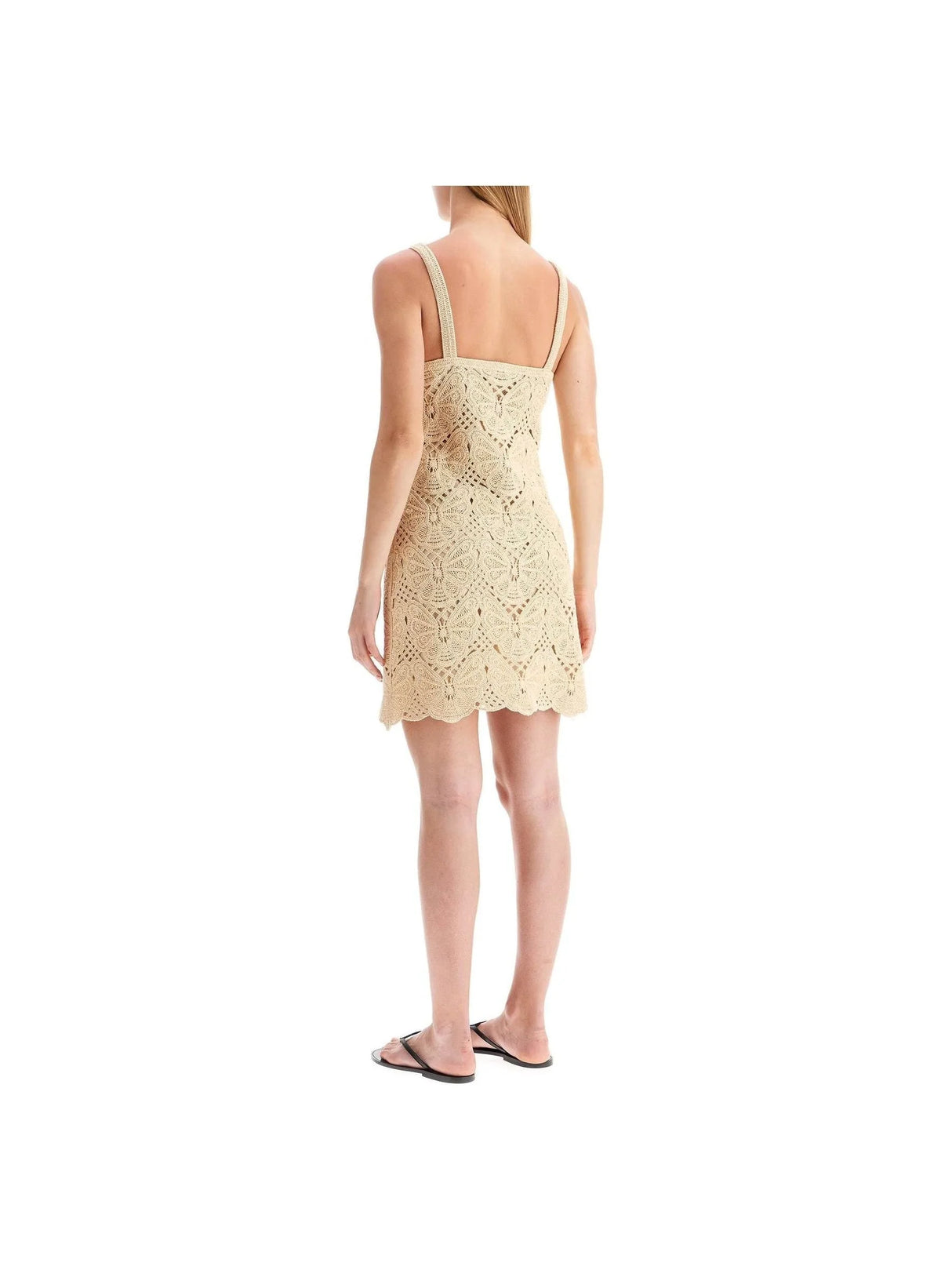 BY MALENE BIRGER-Cotton Crochet Mini Dress-JOHN JULIA