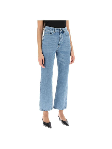 BY MALENE BIRGER-Denim Milium Organic Denim Cropped Jeans-JOHN JULIA