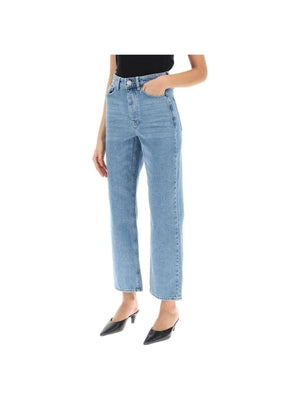 BY MALENE BIRGER-Denim Milium Organic Denim Cropped Jeans-JOHN JULIA