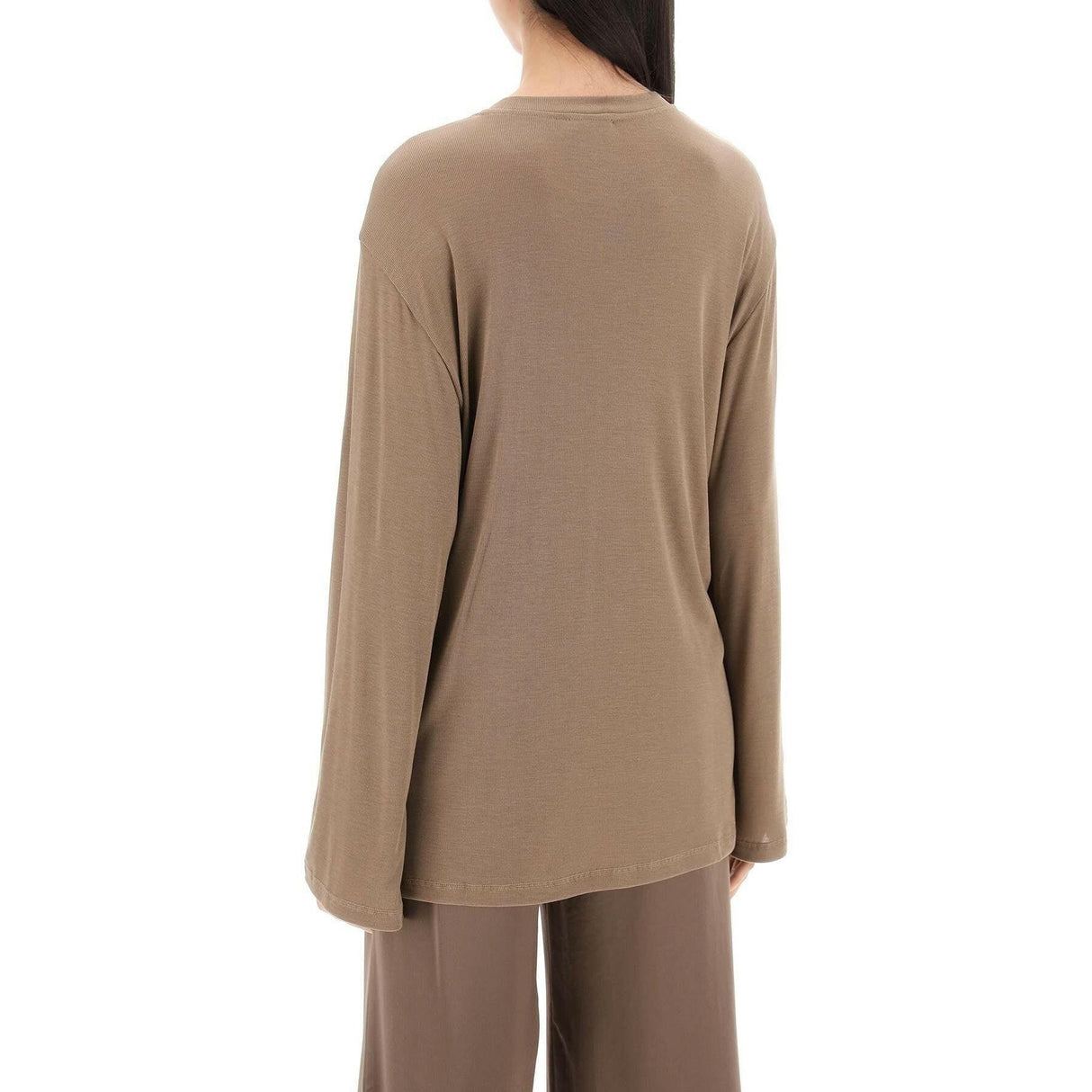 Long-Sleeved Oversized T-Shirt.