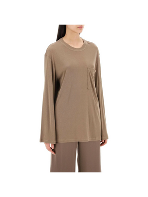 Long-Sleeved Oversized T-Shirt.