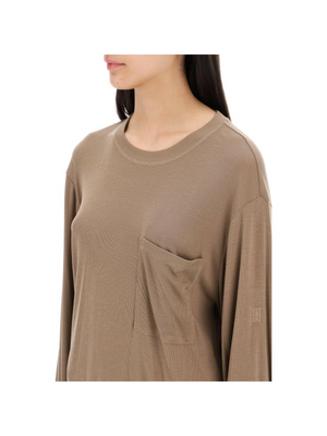 Long-Sleeved Oversized T-Shirt.