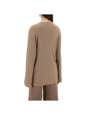 Long-Sleeved Oversized T-Shirt.