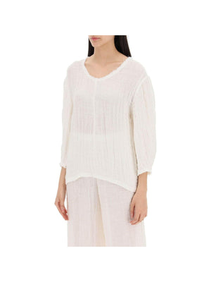 Organic Linen Mikala Blouse.