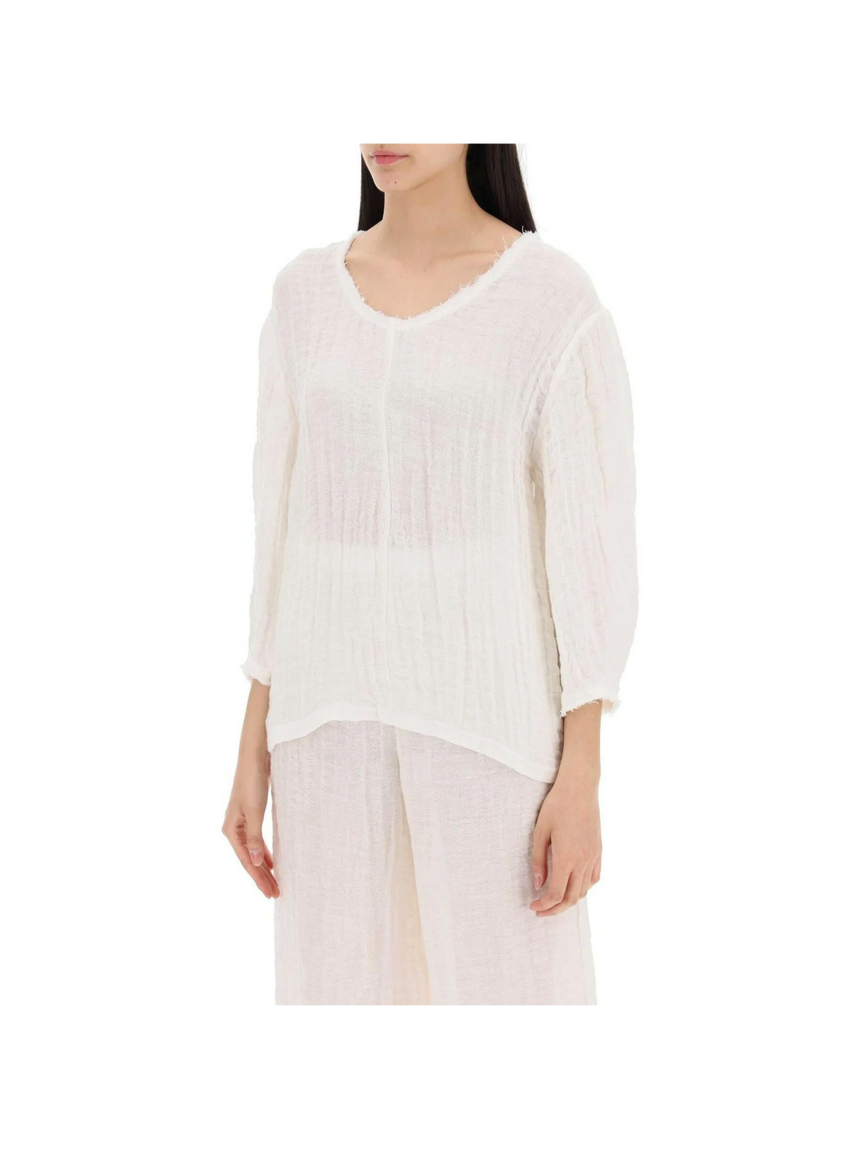 Organic Linen Mikala Blouse.