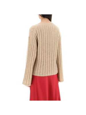 BY MALENE BIRGER-Ribbed Knit Sweater Sweater-JOHN JULIA