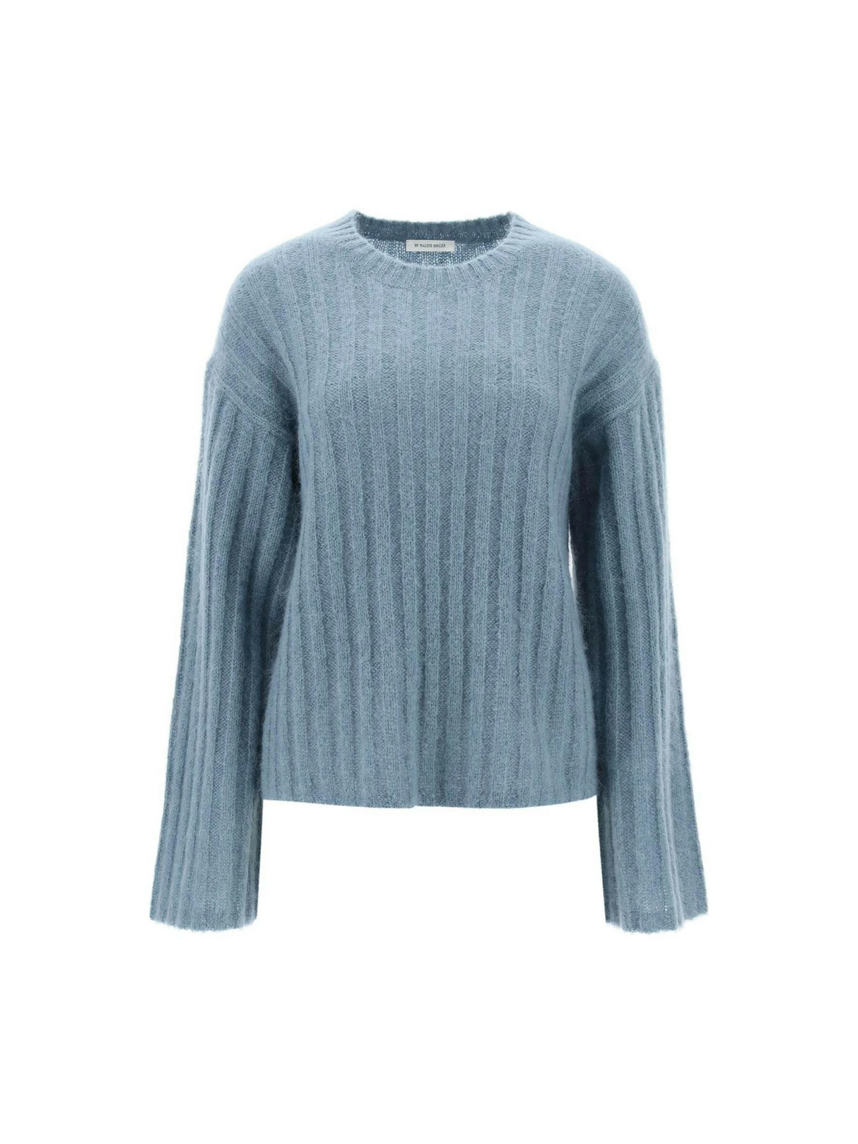 Ribbed Knit Pullover Sweater.