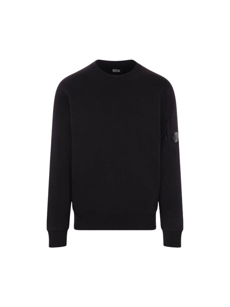 Cotton Fleece Sweatshirt-C.P. COMPANY-JOHN JULIA