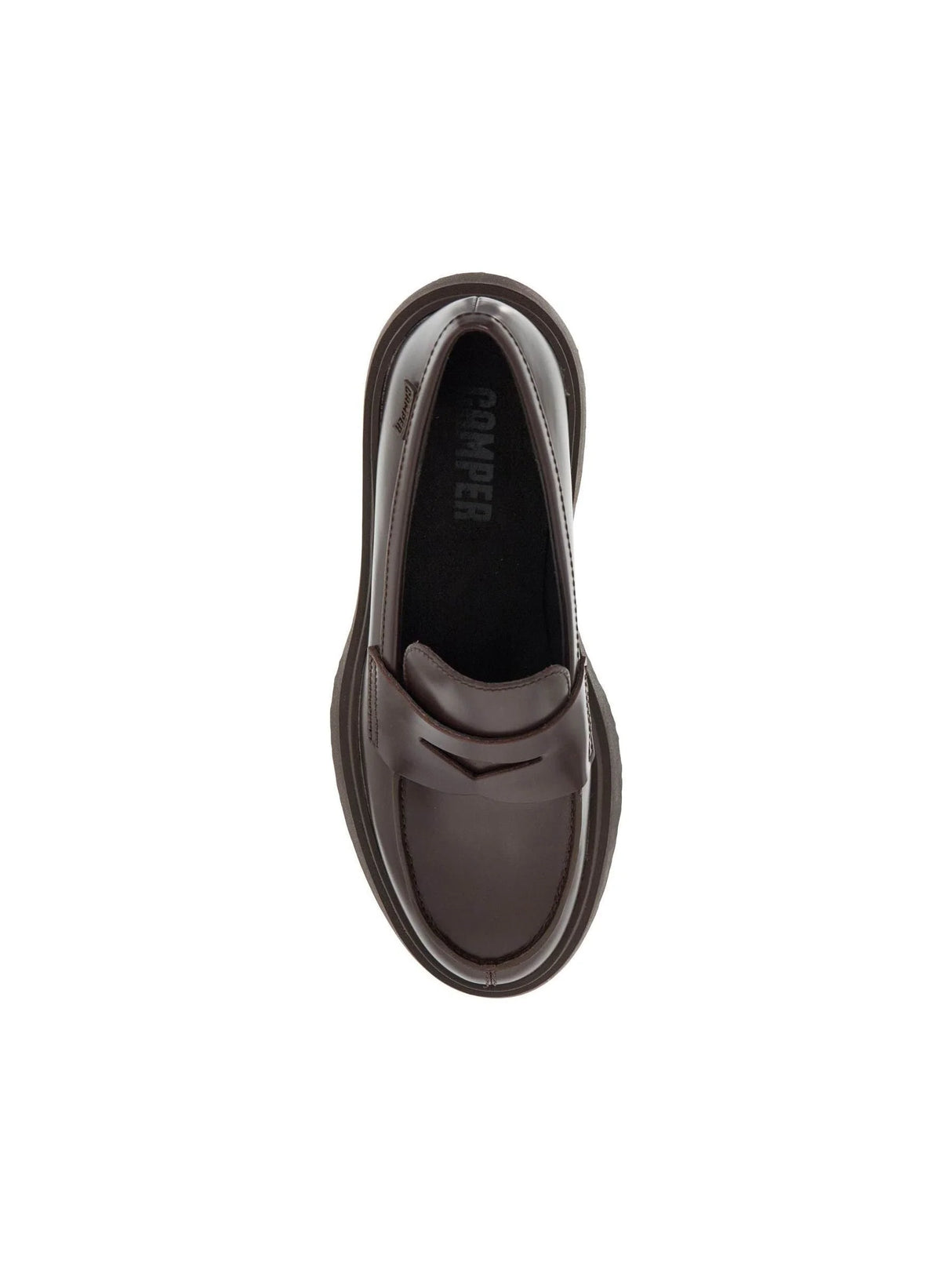 Walden Brushed Leather Loafers-Camper-JOHN JULIA