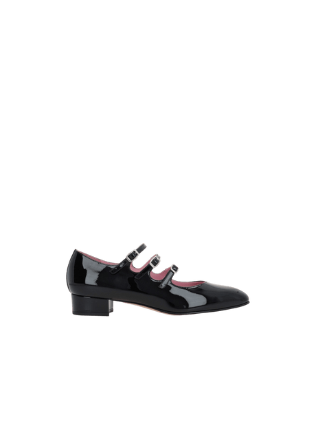 Ariana Patent Leather Mary-Jane Ballerinas-CAREL-JOHN JULIA