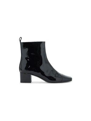 Estime Patent Leather Ankle Boots