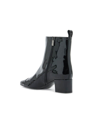 Estime Patent Leather Ankle Boots