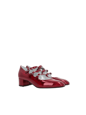 Kina Patent Leather Mary-Jane Pumps-CAREL-JOHN JULIA