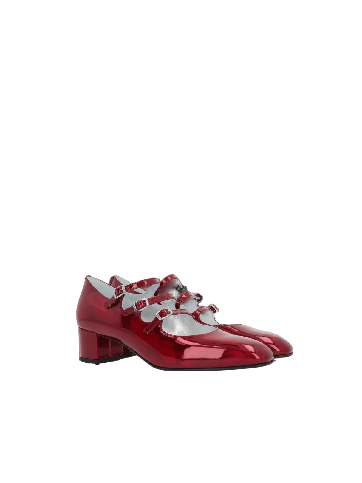 Kina Patent Leather Mary-Jane Pumps-CAREL-JOHN JULIA