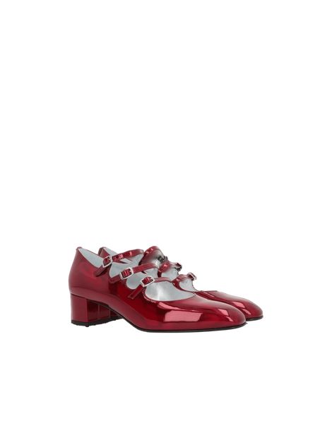 Kina Patent Leather Mary-Jane Pumps-CAREL-JOHN JULIA