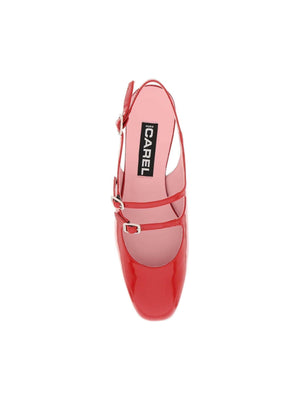 Patent Leather Pêche Slingback Mary Jane CAREL JOHN JULIA.