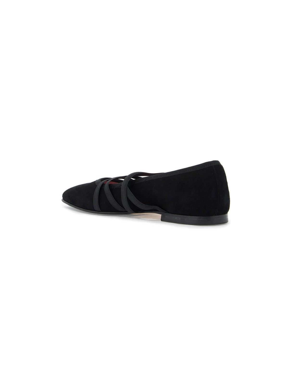 Suede Tutu Ballerina Flats