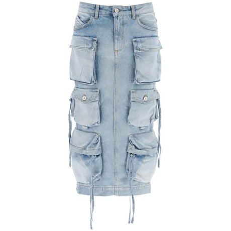 Cargo Denim Skirt THE ATTICO JOHN JULIA.