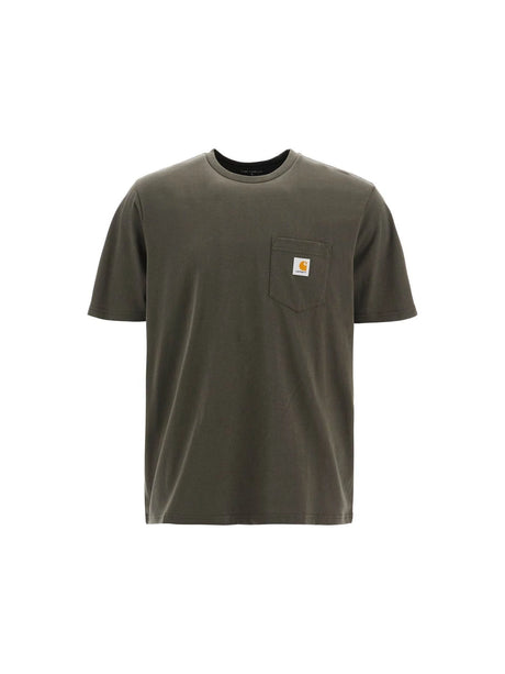 Pocket Detail Cotton T-Shirt-Carhartt WIP-JOHN JULIA