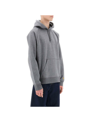 Dark Grey Chase Cotton-Blend Hoodie CARHARTT WIP JOHN JULIA.