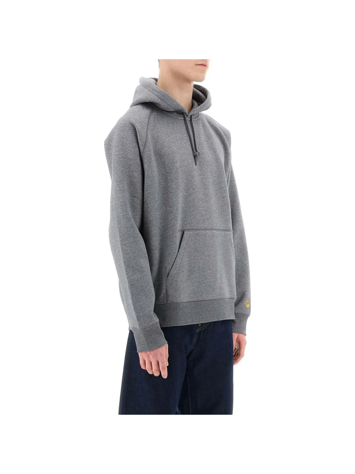 Dark Grey Chase Cotton-Blend Hoodie CARHARTT WIP JOHN JULIA.