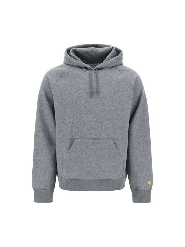 Dark Grey Chase Cotton-Blend Hoodie CARHARTT WIP JOHN JULIA.