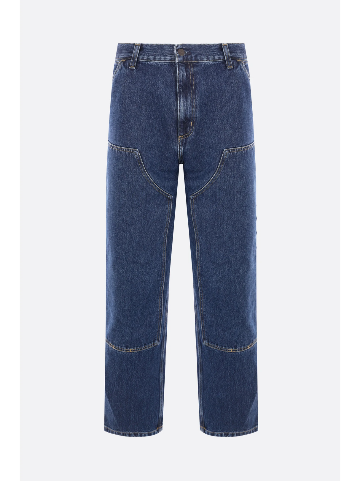 Double Knee Denim Cargo Jeans-Carhartt WIP-JOHN JULIA