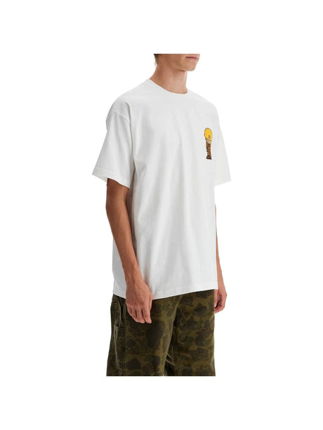 CARHARTT WIP-Graphic Print Organic Cotton T-shirt-JOHN JULIA