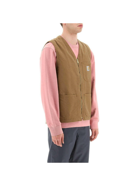 Hamilton Brown Arbor Cotton Canvas Vest CARHARTT WIP JOHN JULIA.