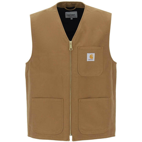 Hamilton Brown Arbor Cotton Canvas Vest CARHARTT WIP JOHN JULIA.