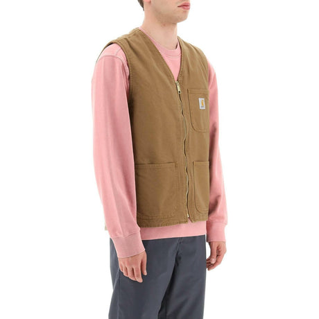 Hamilton Brown Arbor Cotton Canvas Vest CARHARTT WIP JOHN JULIA.