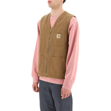 Hamilton Brown Arbor Cotton Canvas Vest CARHARTT WIP JOHN JULIA.