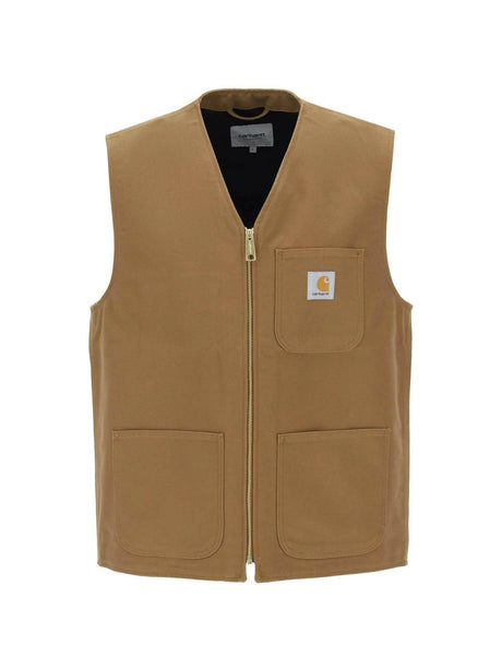 Hamilton Brown Arbor Cotton Canvas Vest CARHARTT WIP JOHN JULIA.