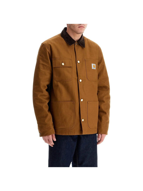 CARHARTT WIP-Michigan Cotton Canvas Jacket-JOHN JULIA