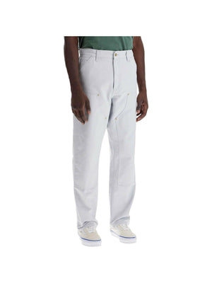 CARHARTT WIP-Organic Cotton Dearborn Canvas Double Knee Pants-JOHN JULIA