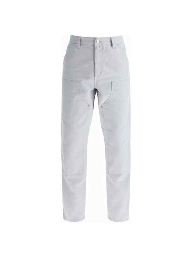 CARHARTT WIP-Organic Cotton Dearborn Canvas Double Knee Pants-JOHN JULIA