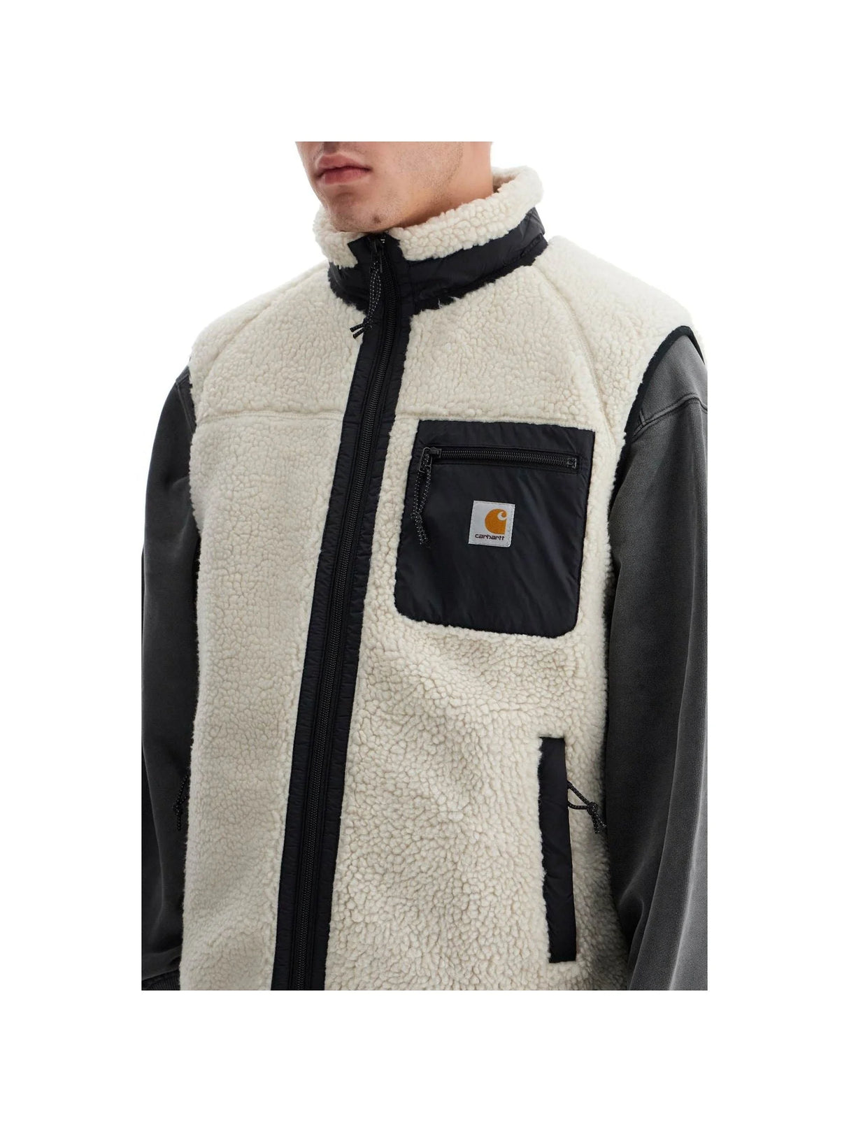 Prentis Liner Vest In Sherpa Fleece