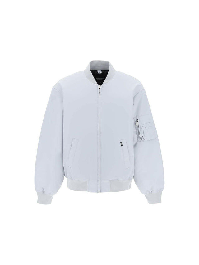 CARHARTT WIP-Silver Nylon Otley Bomber-JOHN JULIA