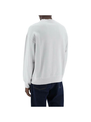 Sonic Silver Cotton Jersey Crew Neck Sweatshirt With Lived-In Look CARHARTT WIP JOHN JULIA.