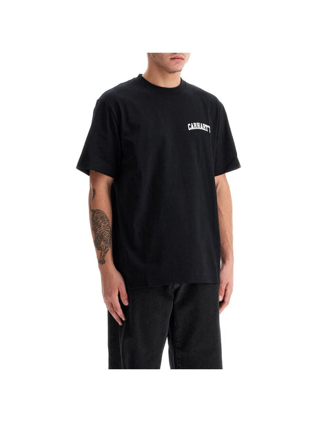 University Script Cotton T-shirt-Carhartt WIP-JOHN JULIA