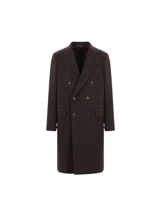 Aida Double-breasted Wool and Cashmere Coat-CARUSO-JOHN JULIA