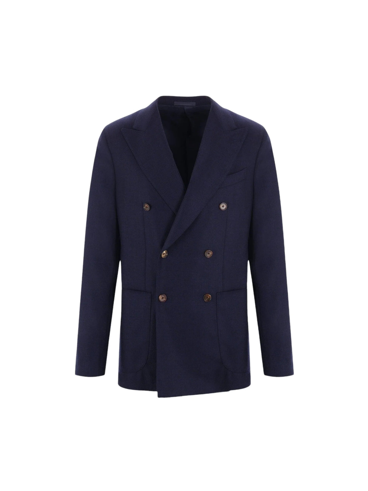 Aida Double-breasted Wool Jacket-CARUSO-JOHN JULIA