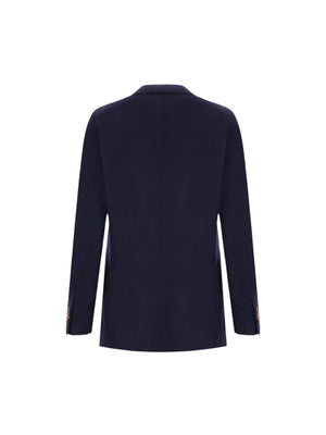 Aida Double-breasted Wool Jacket-CARUSO-JOHN JULIA