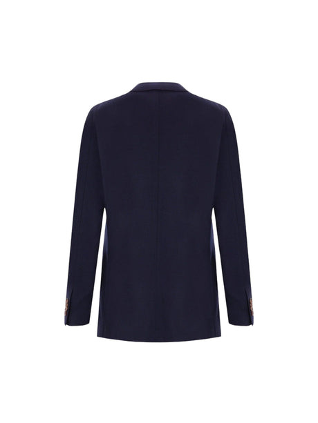 Aida Double-breasted Wool Jacket-CARUSO-JOHN JULIA