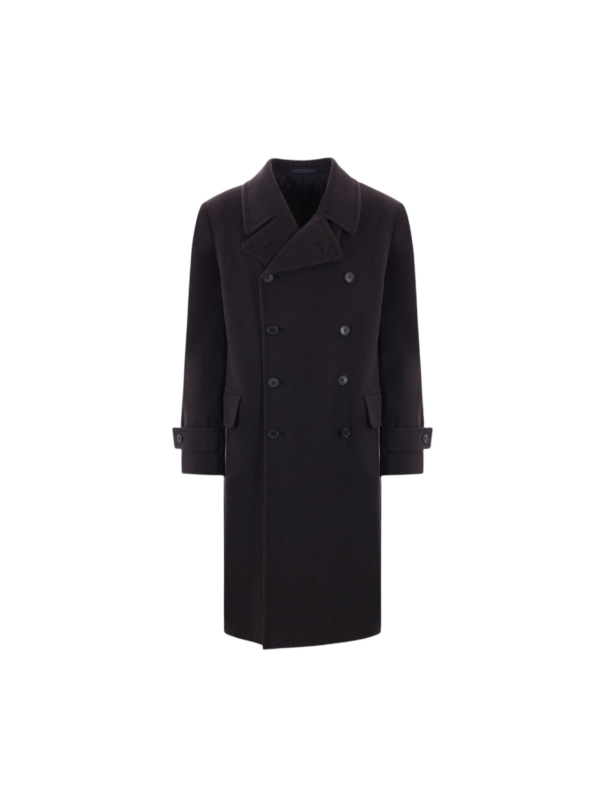 Corsaro Double-breasted Wool and Cashmere Coat-CARUSO-JOHN JULIA