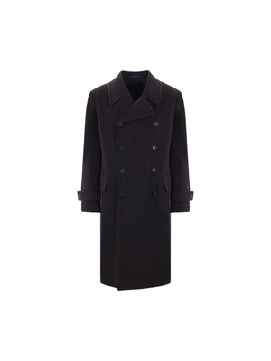 Corsaro Double-breasted Wool and Cashmere Coat-CARUSO-JOHN JULIA