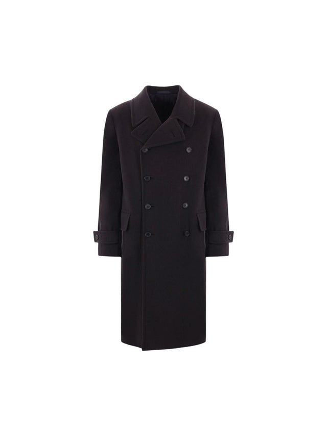 Corsaro Double-breasted Wool and Cashmere Coat-CARUSO-JOHN JULIA