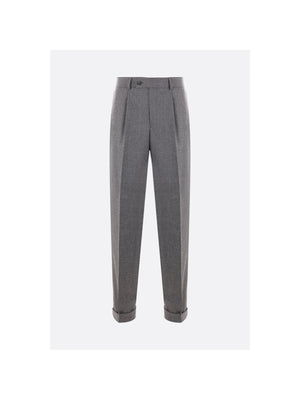 Oberto Wool Trousers-CARUSO-JOHN JULIA